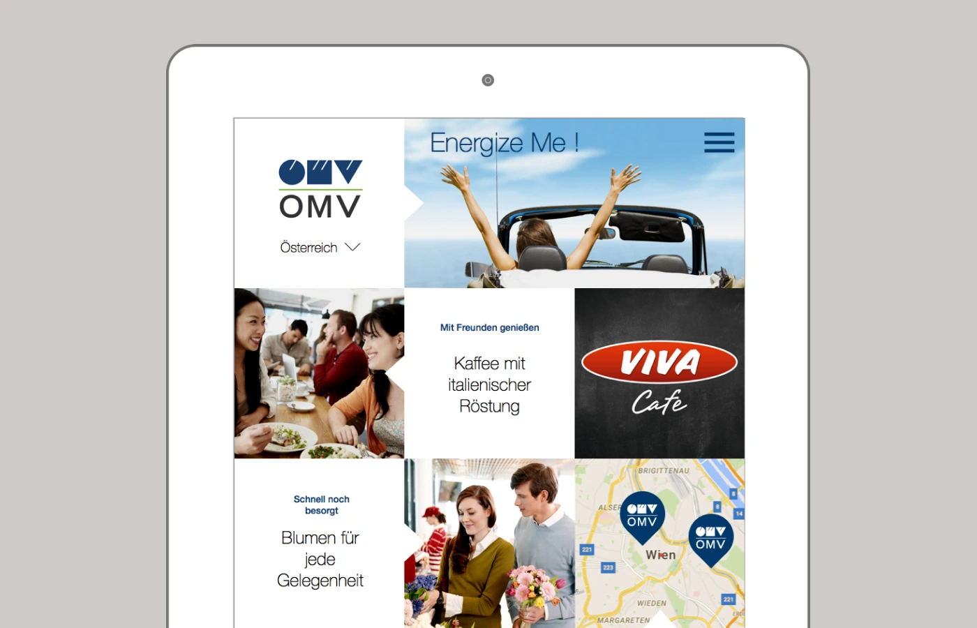 OMV Responsive Website